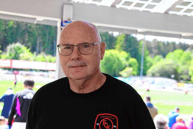 Alexander Thumer, Teil des OK-Teams des FC Königsfeld, das den Junior Cup 2024 organisert hat.