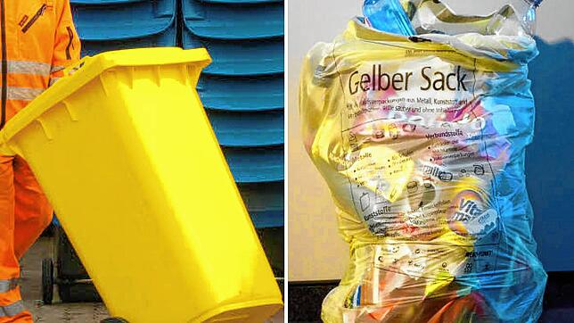 Die Entsorgung von Wertstoffen über eine gelbe Tonne gibt es nicht im Kreis Waldshut. Hier werden gelbe Säcke für Verkaufsverpackungen ...
