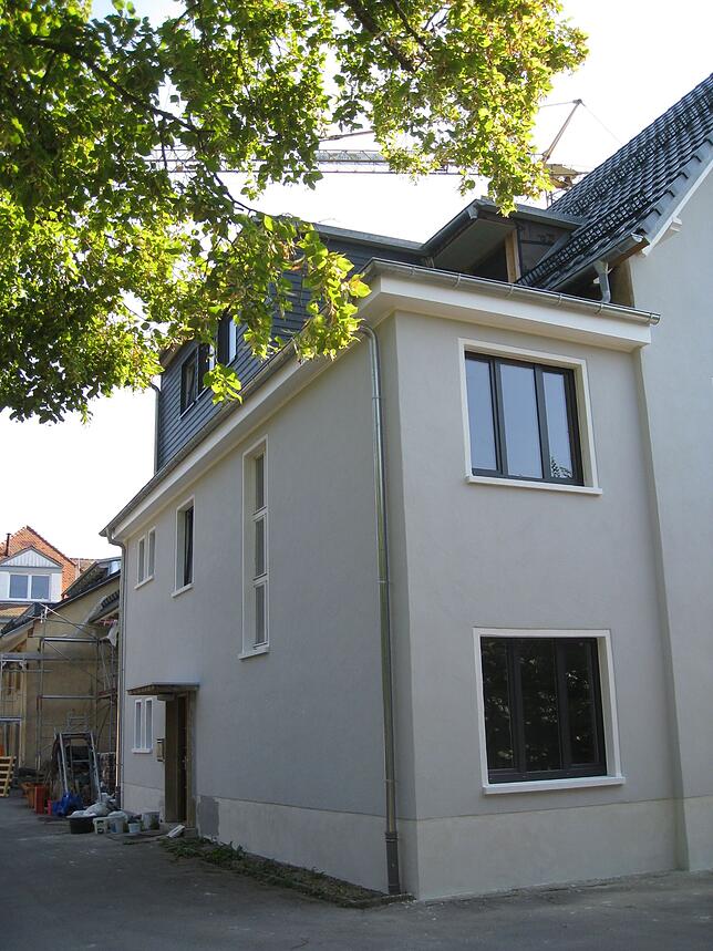 Das renovierte Studiogebäude an der Richthofenstraße.