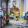 Feuerwehrleute bei einem Einsatz. Viele Wehren in Deutschland sind auf Nachwuchssuche. Foto: Christoph Soeder, dpa