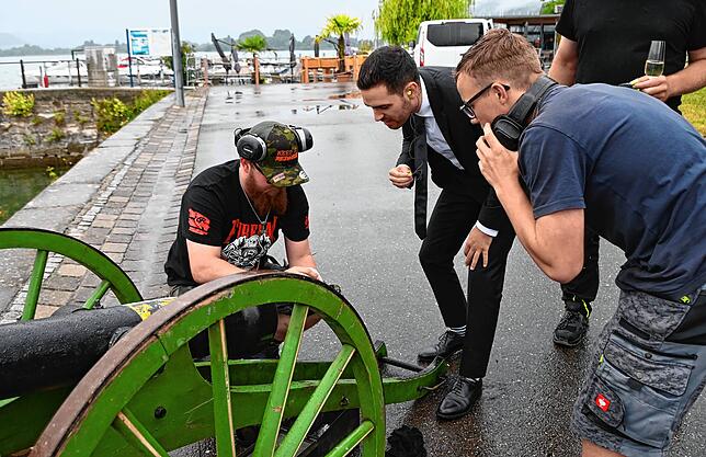 Bild 31: Bilder der Vereidigung von Christoph Stolz als Bürgermeister und von der Feier im Zollhaus