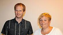 Ortsvorsteher Andreas Klein und seine Stellvertreterin Claudia Bühler. Bild:  Reißmann