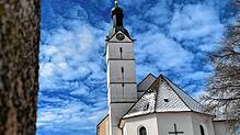 Die katholische Kirche St. Bartholomäus in Görwihl im Winter. In der Gemeinde traten vergangenes Jahr 31 Personen aus der ...