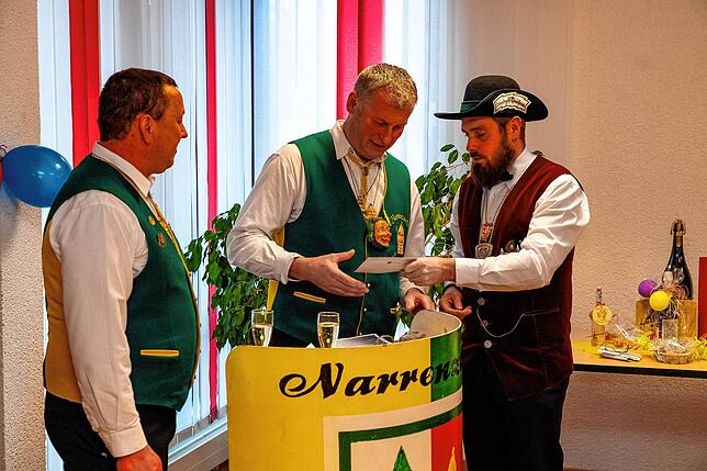Bild 40: Grenzsteintreffen Brigachtal: So schön war‘s bei der Narrenmesser und dem Zunftmeisterempfang