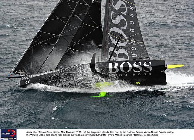 Alex Thomson wurde bei der letzten Vendée Globe zweiter. Wie auch der Sieger, Armel le Cleac‘h, segelte er schon mit Foils. Ein ...
