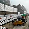 Eine im November 2024 im Bau befindliche Lärmschutzwand entlang der B33 bei Hegne im Landkreis Konstanz. Im Zuge des Baus der A98 werden ...