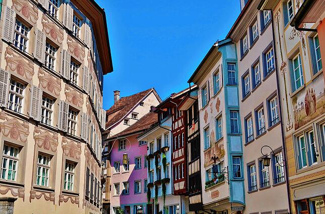Die malerische Altstadt Wil – St. Gallen.