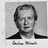 Laura Hirsch, wohl im Jahr 1947. Ein Jahr zuvor war sie in die USA emigriert.