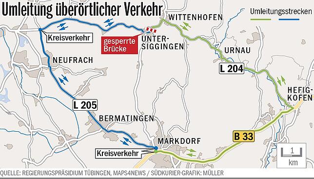 So wird der Verkehr während der Bauarbeiten umgeleitet.