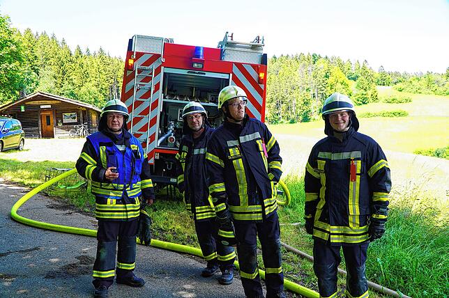Bild 18: Bilder der Waldbrandübung der Feuerwehr Tengen