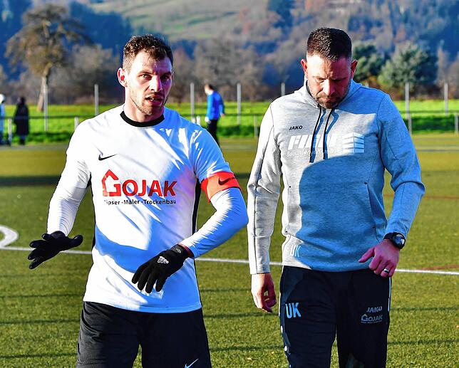 Elementare Personalie: Nach der Zusage von Kapitän Fabian Schmidt (links), für den künftig wieder allein spielenden FC Wehr anzutreten, ...