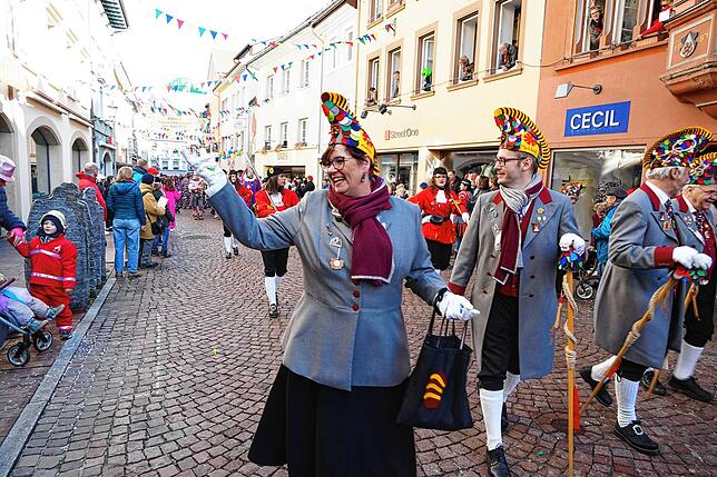 Bild 6: Bilder vom Umzug des Hochrhein Narrentreffens in Tiengen (Teil 4)