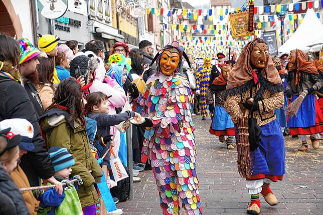 Bild 33: Narren, Kostüme und Stimmung: Die Highlights des Narrentreffens in Waldshut in Bildern