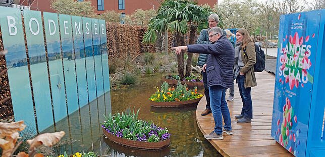 Bei der aktuellen Bundesgartenschau in Heilbronn geben kleine bepflanzte Inseln der Landschaftsgärtner vom See einen Vorgeschmack und ...