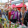 Eine Szene vom Martinimarkt im Jahr 2018: Die Stände bieten eine bunte Palette an regionalen Produkten und selbst gefertigten Artikeln. ...