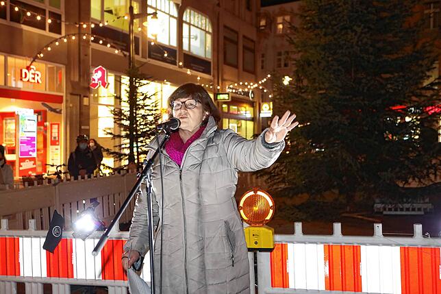 Einfach, klar, mit Herz: Petra Rietzler will die Debatte um Corona nicht den Querdenkern und sogenannten Spaziergängern überlassen.