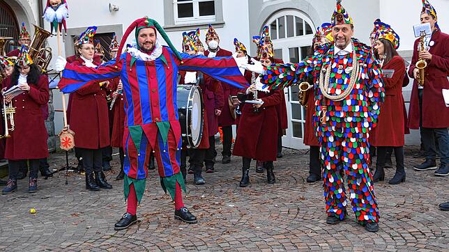 Beim Rathaussturm in Markdorf galten strengere Regeln als sonst.