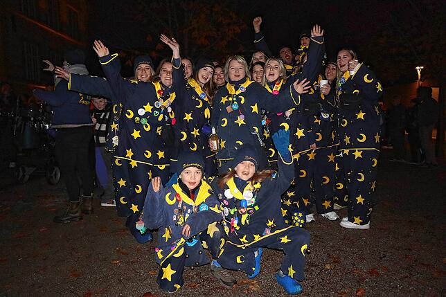 Die Schnarchzapfe Wallbach feiern die fünfte Jahreszeit in der Murger Mitte.