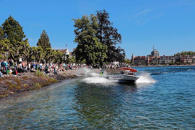Bild 28: Spektakulär! Die besten Fotos der Wasserski-Show im Konstanzer Trichter