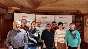 Der neu gewählte Vorstand des Imkervereins Schlüchttal (von links): Bernhard Heer (stellvertretender Vorsitzender), Egon Mühlhaupt ...