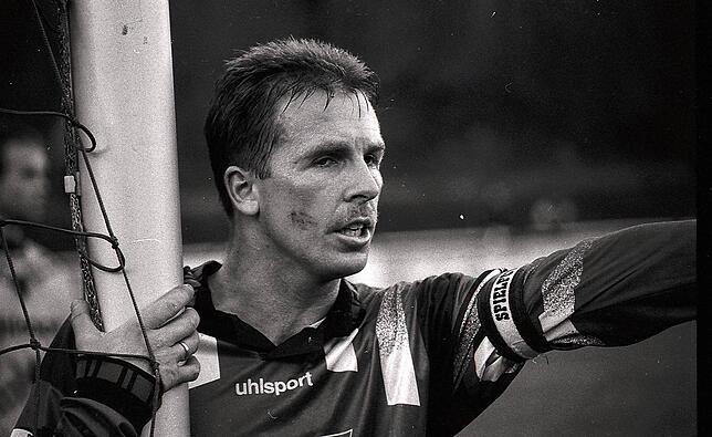 Da geht&lsquo;s lang: Michael Werner vom FC Birkendorf im Jahr 1997.