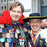 Das sind sie – die SÜDKURIER-Obernarren: Stefan Lutz (links) und Jörg-Peter Rau.