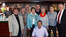 Der neue Vorstand (von links): Kassiererin Ingrid Büche, Frauenbeirätin Helga Ebner, Beisitzer Hermann Stoll, Vize-Vorsitzende Elisabeth ...