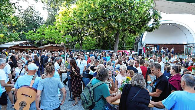 Bild 2: Beim Stadtgartenfest treffen sich die Konstanzer. Alle Fotos vom ersten Abend
