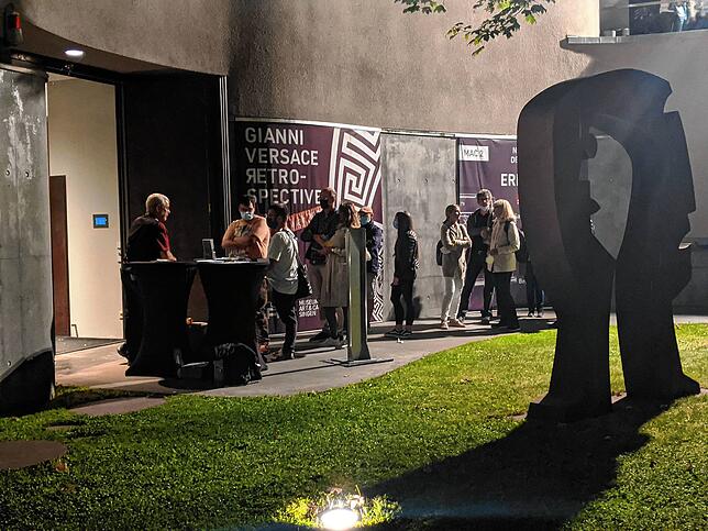 Auch spät am Abend herrschte bei der Museumsnacht noch Andrang bei den Museen wie beispielsweise hier beim MAC.