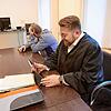 (Archivbild) Der 54-jährige Physiotherapeut und Osteopath aus Allensbach sowie sein Verteidiger Andreas Hennemann sind offenbar mit dem ...