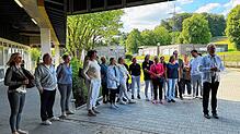 Das Team des Medizinischen Versorgungszentrums. Rechts Geschäftsführer Franz Markus Pusel.