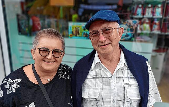 Christina und Edmund Vrona aus Schwenningen.