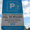 Dauerparkern droht hier ein Privatknöllchen in Höhe von mindestens 30&nbsp;Euro. Bild:Ann-Kathrin Bielang