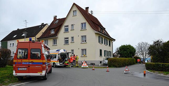 Der Bereich ist während des Einsatzes großräumig abgesperrt.