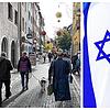Die Konstanzer Innenstadt und eine Israel-Flagge &ndash; in der Konzilstadt gibt es Streit um diese Art der Solidaritätsbekundung. Das ...