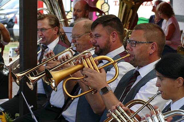 Der Musikverein Wiechs unterhielt die Gäste des MSSC-Jubiläumsfestes musikalisch.