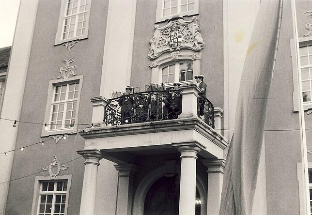 Ein Auftritt der Knabenmusik im Jahr 1984. Die Musiker sind seit jeher dabei.