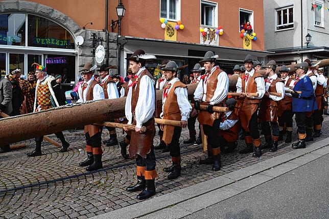 Bild 18: Bilder vom Narrenbaum-Setzen in Stockach Teil 1