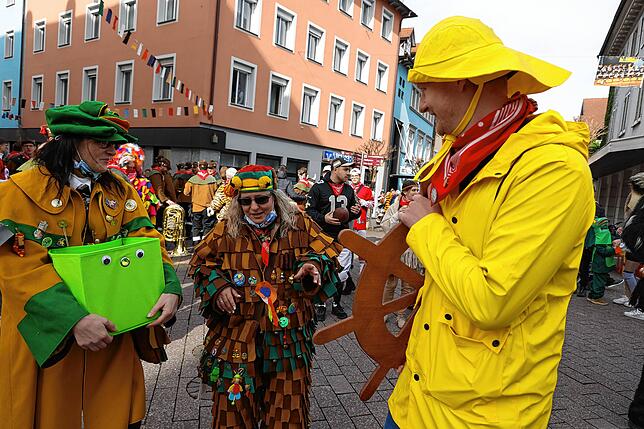Bild 14: Bilder von der Machtübernahme des Radolfzeller Rathauses durch die Froschenzunft Radolfzell.