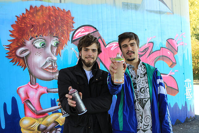 Arvid Hofmann und Noah Bartel