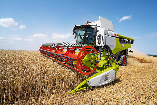 MTU-Motoren treiben seit Jahrzenten die Erntemaschinen von Claas an.