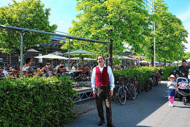 Markus Schweizer, Geschäftsfürher Biergarten Hafenhalle.