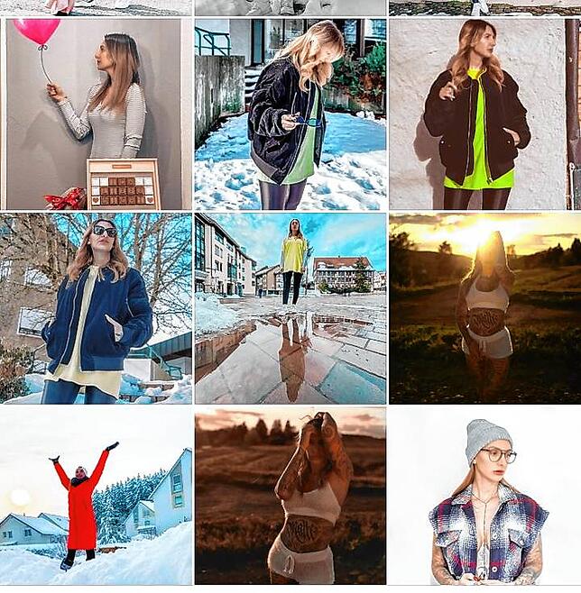 Auf ihrem Profil hat Sarah Schleicher mehr als 350 Fotos hochgeladen. Viele Bilder zeigen sie in der Natur, bei der Arbeit als Optikerin ...