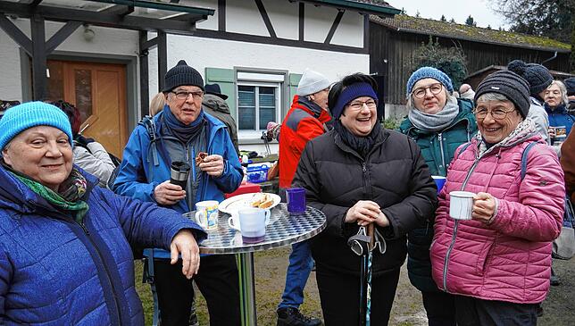 Bild 4: Bilder von der Glühweinwanderung zum Kloster Weppach