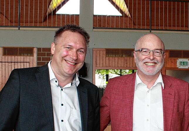 Bürgermeister Alois Fritschi und Bürgermeister Rainer Stolz.