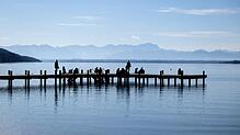 Der Starnberger See gehört zu den größten Seen in Deutschland.
