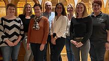 Sie führen als Vorstand den Verein (von links): Nadine Hahn, Marina Renner, Brigitte Abreder, Thomas Deschler, Ann-Kathrin Farischon, ...