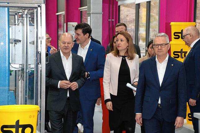 Bild 39: Kanzler Scholz besucht den Hochrhein - das sind die eindrücklichsten Bilder