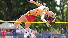 Johanna Siebler in Aktion: In dieser Woche ist die Siebenkämpferin bei der U-20-WM am Start. Bild: Holger Kleinstück