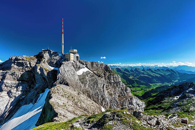 Auch auf den Säntis kann man mit der Bodensee-Card-Plus gratis